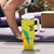 Golden Jaguars Football Custom Tumbler With Handle Proud of Guyana - Wonder Print Shop