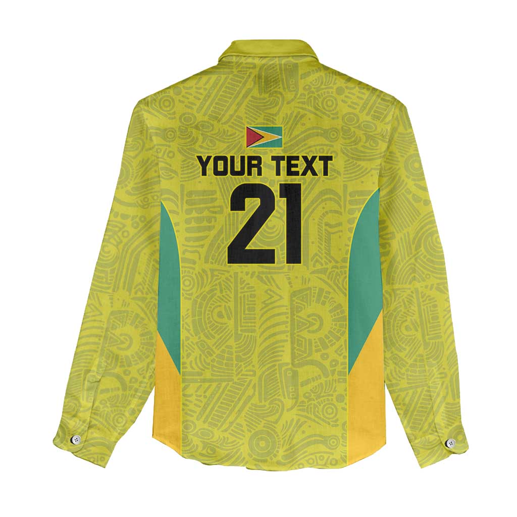 Golden Jaguars Football Custom Women Casual Shirt Proud of Guyana - Wonder Print Shop