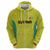 Golden Jaguars Football Custom Zip Hoodie Proud of Guyana - Wonder Print Shop