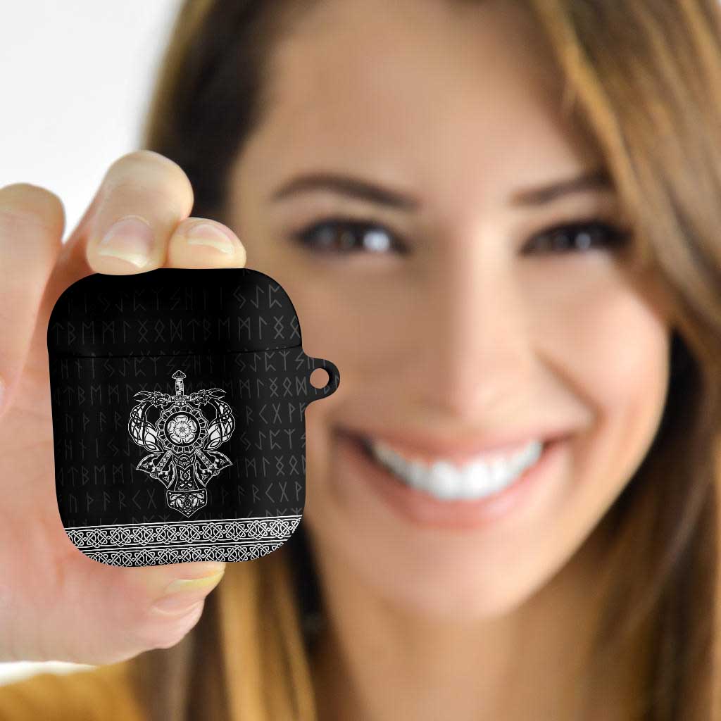 Vikings from Yorkshire AirPods Case Black Spirit of Jorvik - Wonder Print Shop