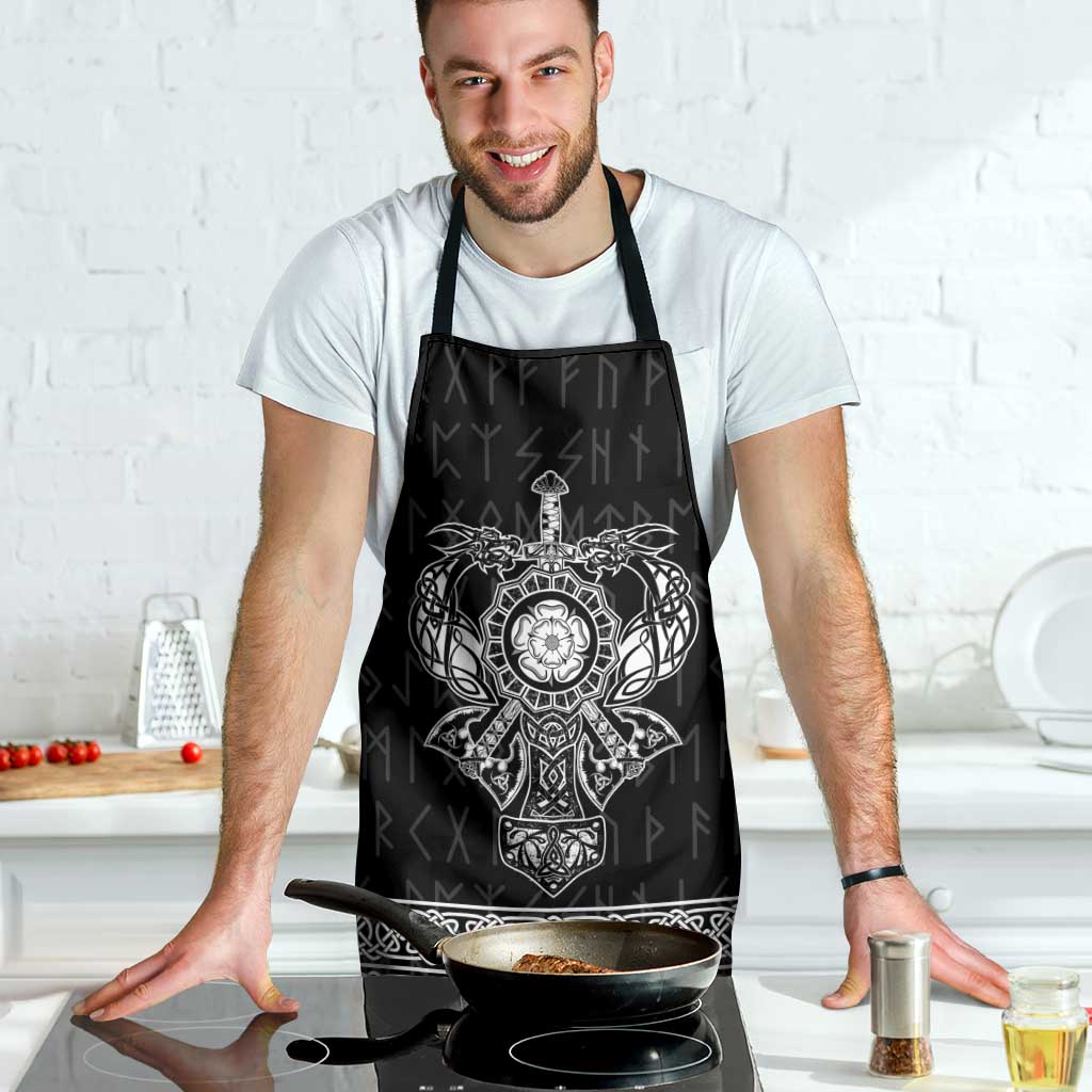Vikings from Yorkshire Apron Black Spirit of Jorvik - Wonder Print Shop
