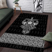 Vikings from Yorkshire Area Rug Black Spirit of Jorvik - Wonder Print Shop