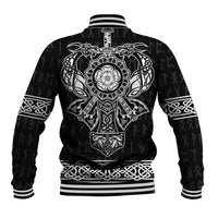 Vikings from Yorkshire Baseball Jacket Black Spirit of Jorvik - Wonder Print Shop