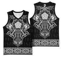 Vikings from Yorkshire Basketball Jersey Black Spirit of Jorvik - Wonder Print Shop