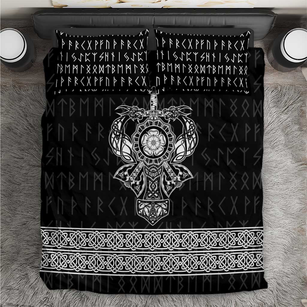 Vikings from Yorkshire Bedding Set Black Spirit of Jorvik - Wonder Print Shop