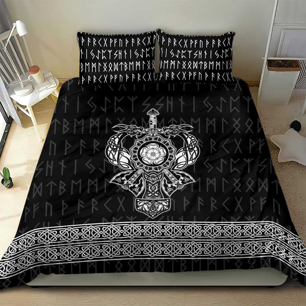 Vikings from Yorkshire Bedding Set Black Spirit of Jorvik - Wonder Print Shop