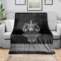Vikings from Yorkshire Blanket Black Spirit of Jorvik - Wonder Print Shop