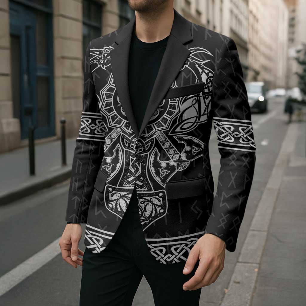 Vikings from Yorkshire Blazer Black Spirit of Jorvik - Wonder Print Shop