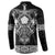 Vikings from Yorkshire Button Sweatshirt Black Spirit of Jorvik - Wonder Print Shop