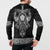 Vikings from Yorkshire Button Sweatshirt Black Spirit of Jorvik - Wonder Print Shop