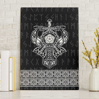 Vikings from Yorkshire Canvas Wall Art Black Spirit of Jorvik - Wonder Print Shop