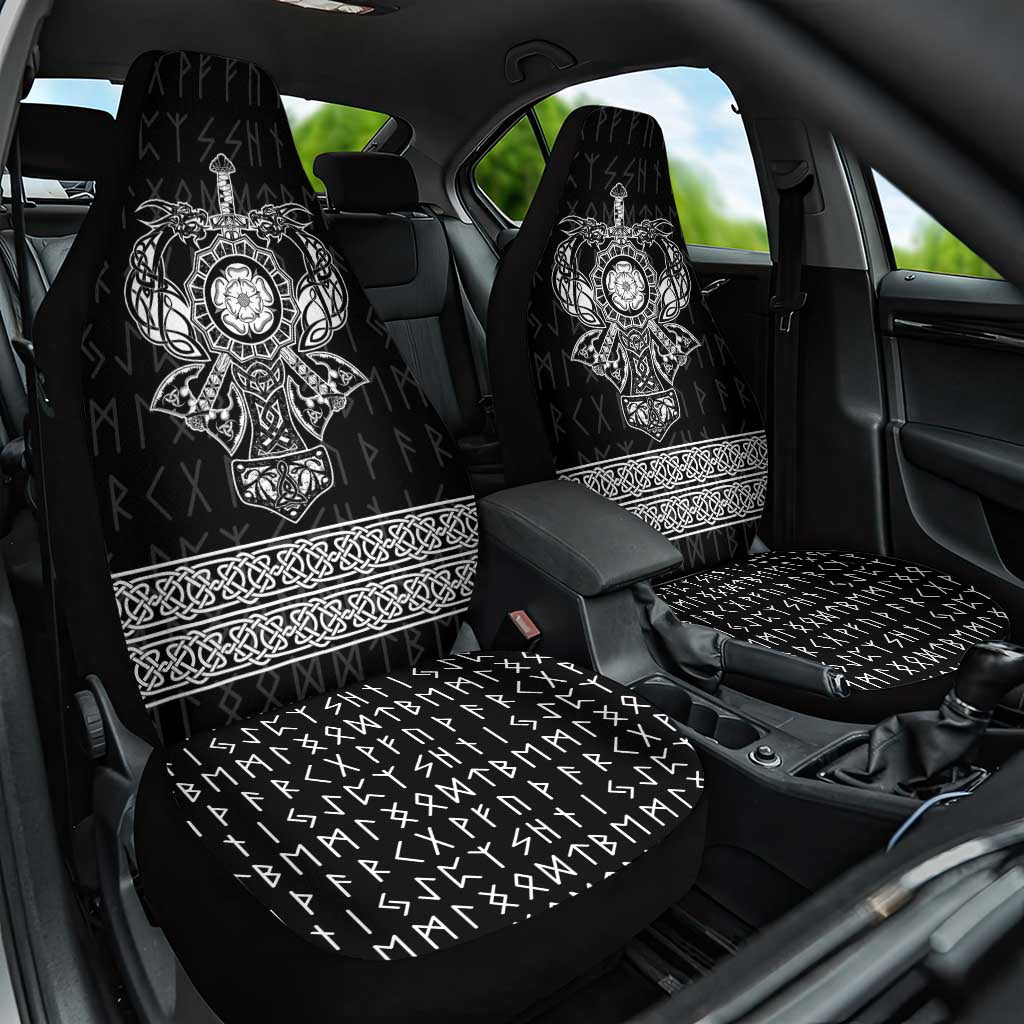 Vikings from Yorkshire Car Seat Cover Black Spirit of Jorvik - Wonder Print Shop
