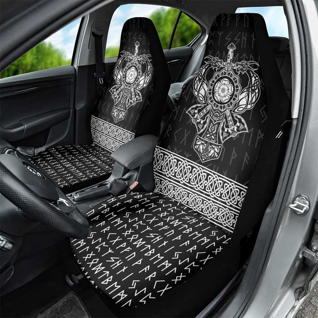 Vikings from Yorkshire Car Seat Cover Black Spirit of Jorvik - Wonder Print Shop
