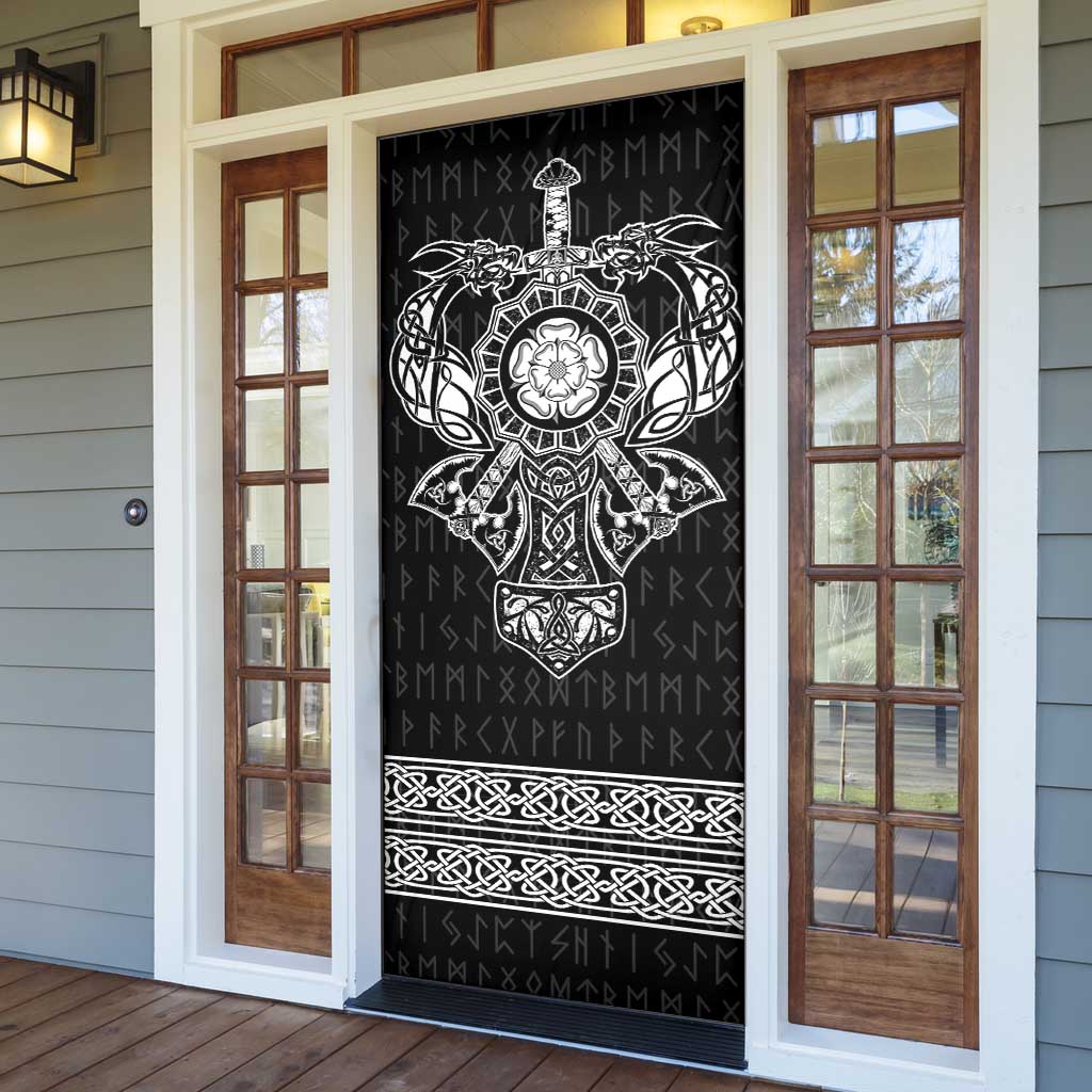 Vikings from Yorkshire Door Cover Black Spirit of Jorvik - Wonder Print Shop