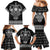 Vikings from Yorkshire Family Matching Mermaid Dress and Hawaiian Shirt Black Spirit of Jorvik - Wonder Print Shop
