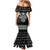 Vikings from Yorkshire Family Matching Mermaid Dress and Hawaiian Shirt Black Spirit of Jorvik - Wonder Print Shop