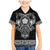 Vikings from Yorkshire Family Matching Mermaid Dress and Hawaiian Shirt Black Spirit of Jorvik - Wonder Print Shop
