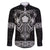 Vikings from Yorkshire Family Matching Summer Maxi Dress and Hawaiian Shirt Black Spirit of Jorvik - Wonder Print Shop