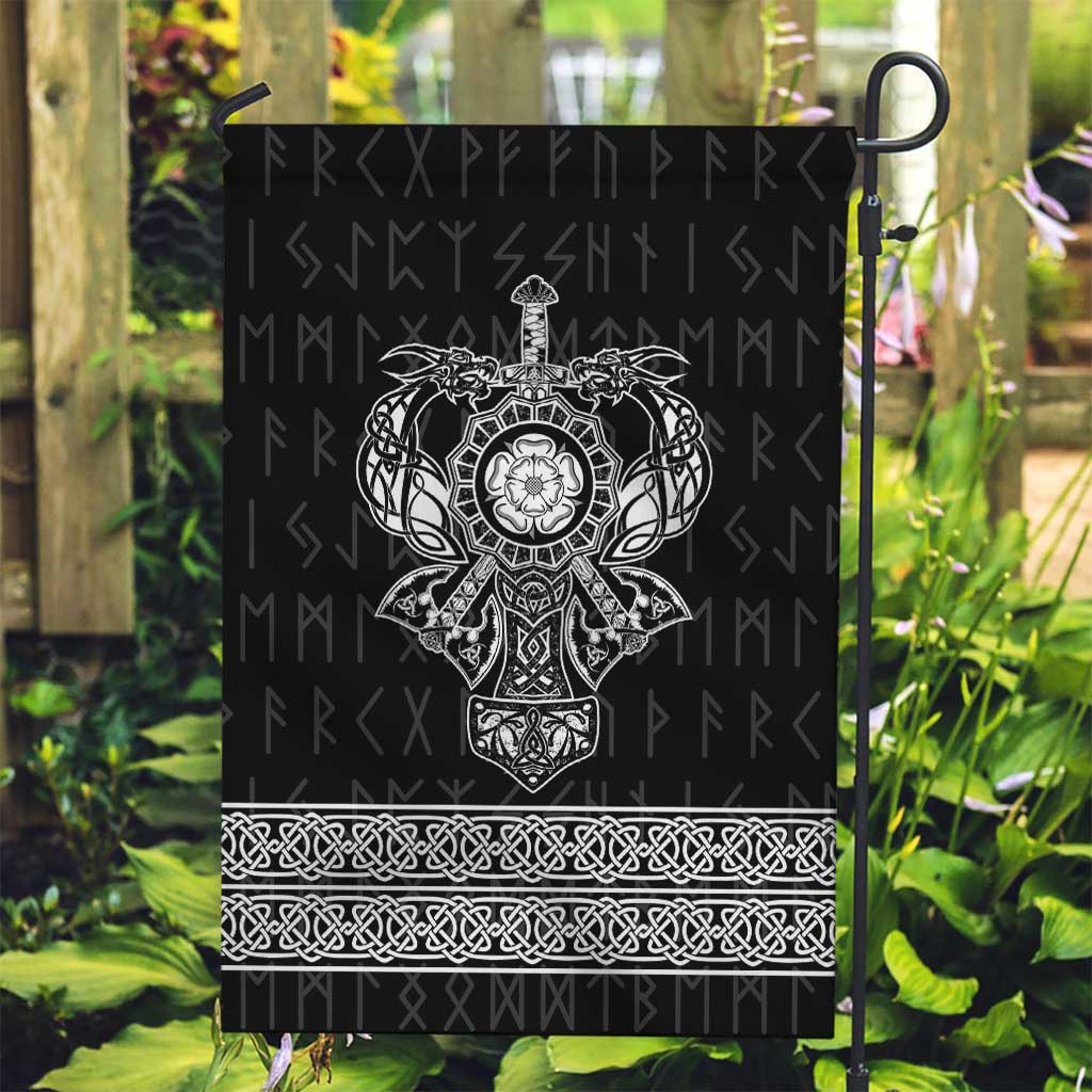 Vikings from Yorkshire Garden Flag Black Spirit of Jorvik - Wonder Print Shop