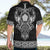 Vikings from Yorkshire Hawaiian Shirt Black Spirit of Jorvik - Wonder Print Shop