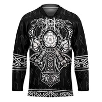 Vikings from Yorkshire Hockey Jersey Black Spirit of Jorvik - Wonder Print Shop