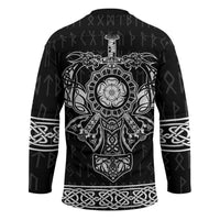 Vikings from Yorkshire Hockey Jersey Black Spirit of Jorvik - Wonder Print Shop
