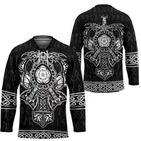 Vikings from Yorkshire Hockey Jersey Black Spirit of Jorvik - Wonder Print Shop