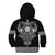 Vikings from Yorkshire Kid Hoodie Black Spirit of Jorvik - Wonder Print Shop
