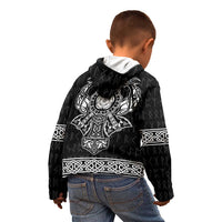 Vikings from Yorkshire Kid Hoodie Black Spirit of Jorvik - Wonder Print Shop