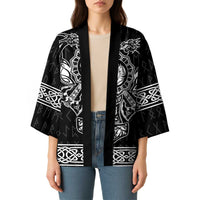 Vikings from Yorkshire Kimono Black Spirit of Jorvik - Wonder Print Shop