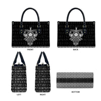 Vikings from Yorkshire Leather Bag Black Spirit of Jorvik - Wonder Print Shop