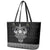 Vikings from Yorkshire Leather Tote Bag Black Spirit of Jorvik - Wonder Print Shop