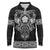 Vikings from Yorkshire Long Sleeve Polo Shirt Black Spirit of Jorvik - Wonder Print Shop