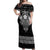 Vikings from Yorkshire Off Shoulder Maxi Dress Black Spirit of Jorvik - Wonder Print Shop