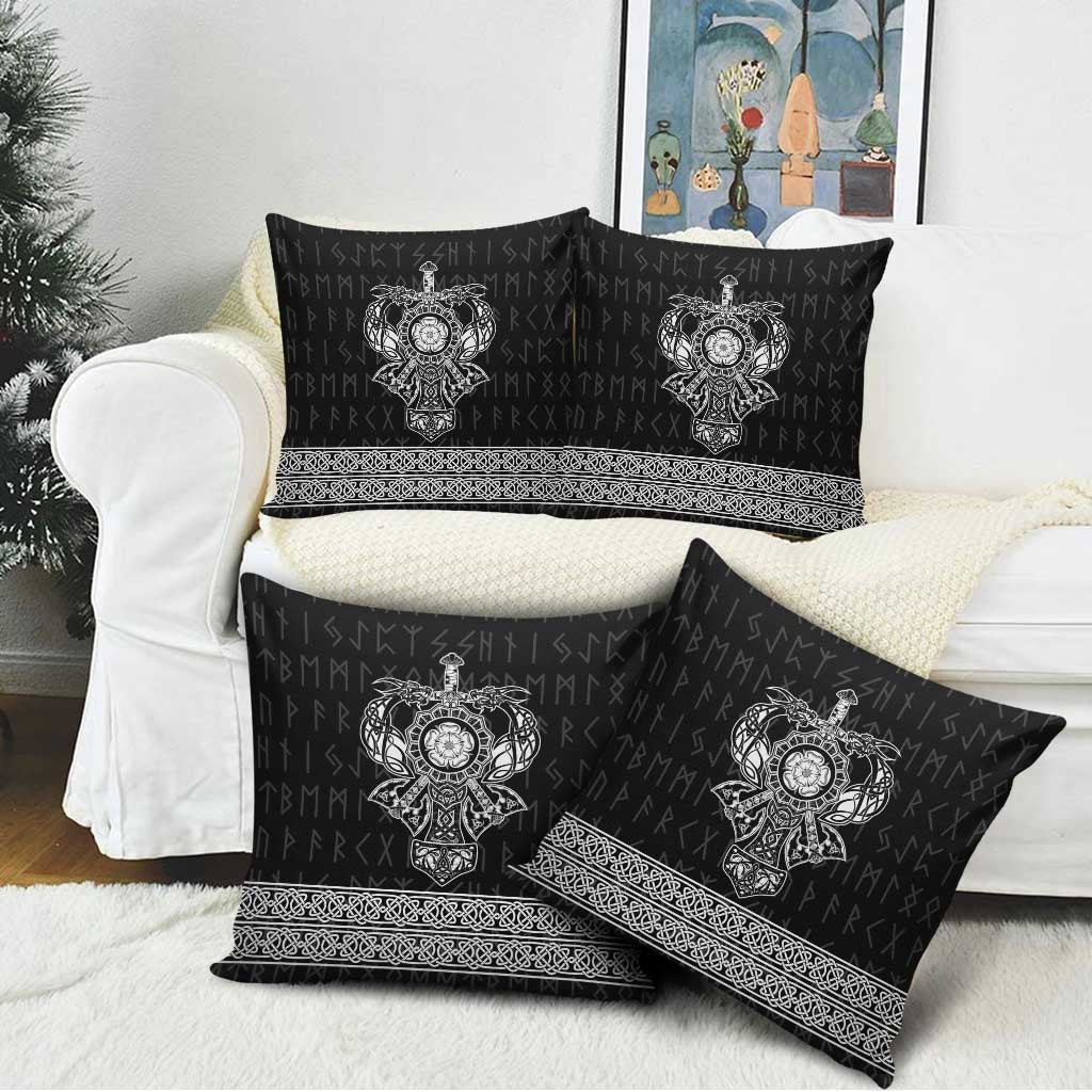 Vikings from Yorkshire Pillow Cover Black Spirit of Jorvik - Wonder Print Shop