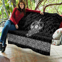 Vikings from Yorkshire Quilt Black Spirit of Jorvik - Wonder Print Shop