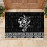 Vikings from Yorkshire Rubber Doormat Black Spirit of Jorvik - Wonder Print Shop