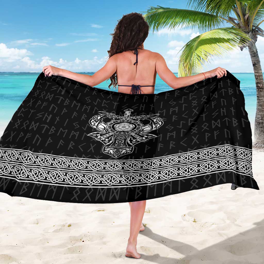 Vikings from Yorkshire Sarong Black Spirit of Jorvik - Wonder Print Shop