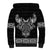 Vikings from Yorkshire Sherpa Hoodie Black Spirit of Jorvik - Wonder Print Shop