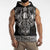 Vikings from Yorkshire Sleeveless Hoodie Black Spirit of Jorvik - Wonder Print Shop