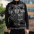 Vikings from Yorkshire Sleeveless Puffer Jacket Black Spirit of Jorvik - Wonder Print Shop