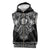 Vikings from Yorkshire Sleeveless Zip Hoodie Black Spirit of Jorvik - Wonder Print Shop