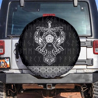 Vikings from Yorkshire Spare Tire Cover Black Spirit of Jorvik - Wonder Print Shop