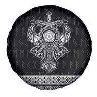Vikings from Yorkshire Spare Tire Cover Black Spirit of Jorvik - Wonder Print Shop