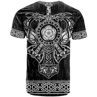 Vikings from Yorkshire T Shirt Black Spirit of Jorvik - Wonder Print Shop