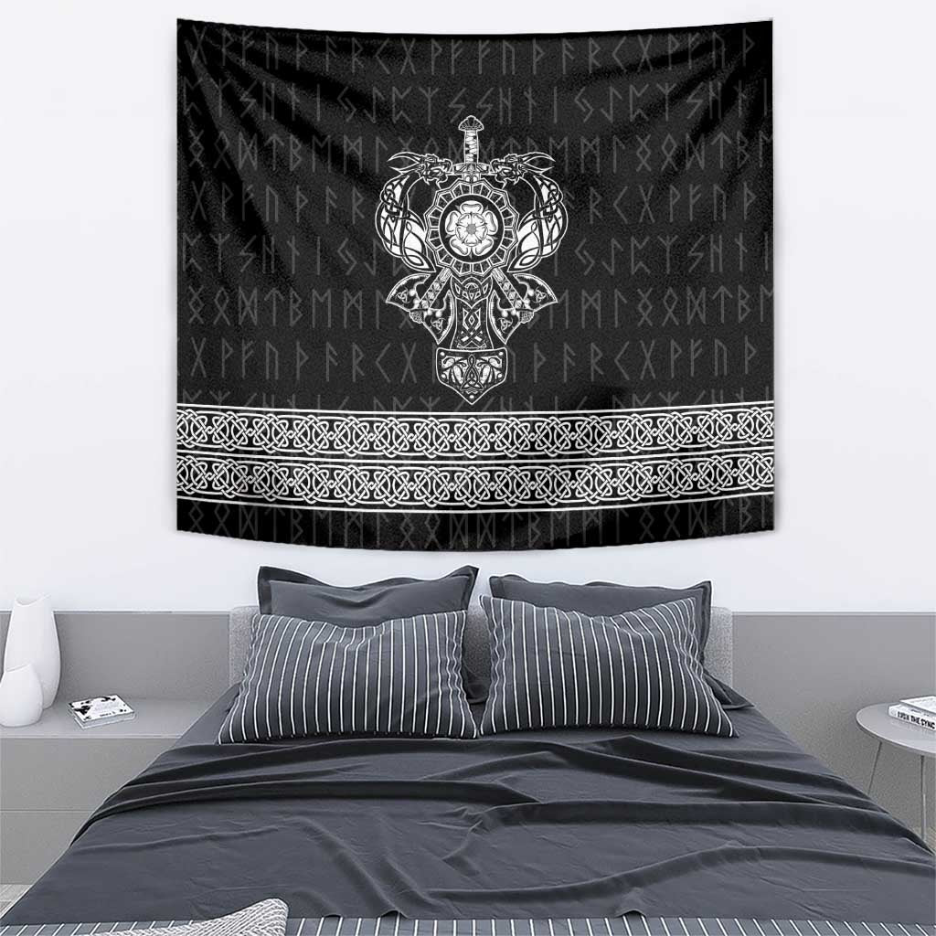 Vikings from Yorkshire Tapestry Black Spirit of Jorvik - Wonder Print Shop