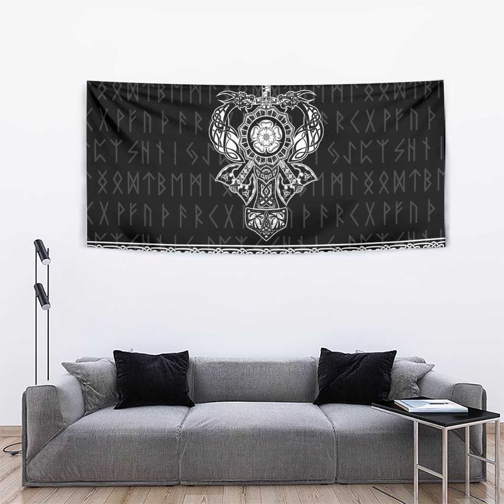 Vikings from Yorkshire Tapestry Black Spirit of Jorvik - Wonder Print Shop