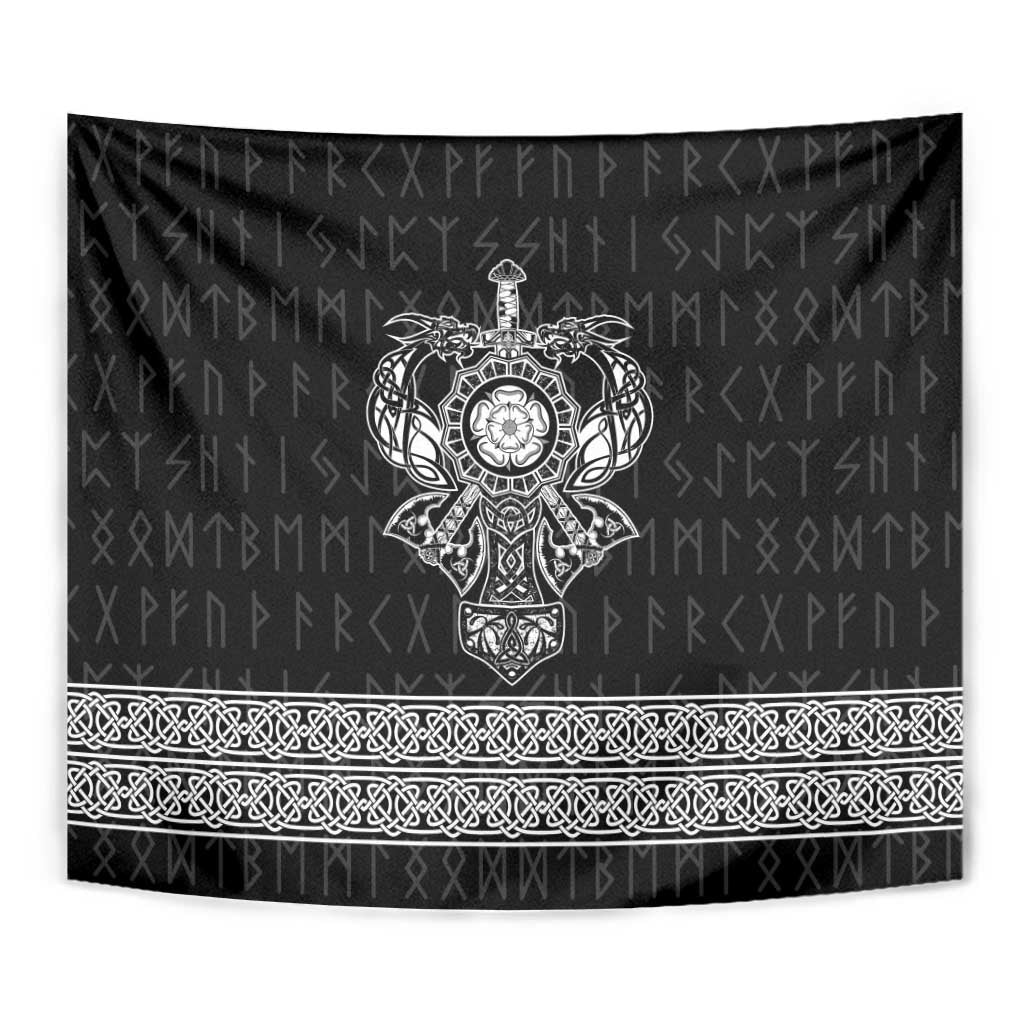 Vikings from Yorkshire Tapestry Black Spirit of Jorvik - Wonder Print Shop