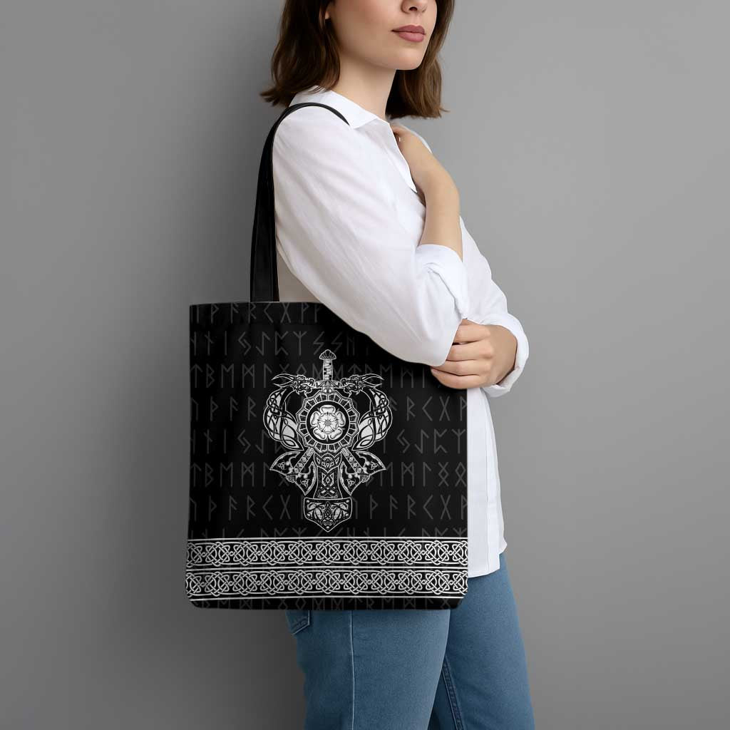 Vikings from Yorkshire Tote Bag Black Spirit of Jorvik - Wonder Print Shop
