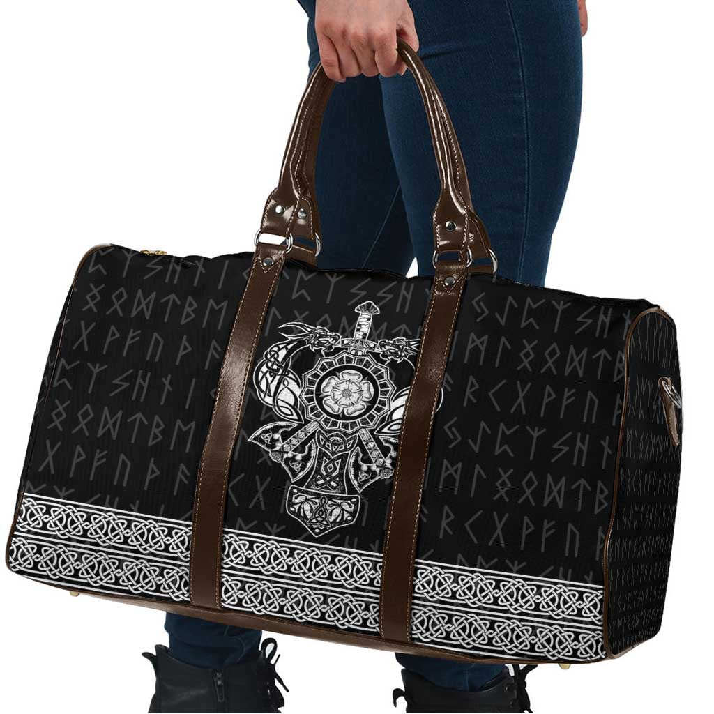 Vikings from Yorkshire Travel Bag Black Spirit of Jorvik - Wonder Print Shop